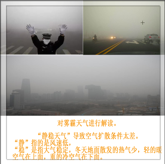 霧霾天氣主要安全，拐彎人多慢行多觀察